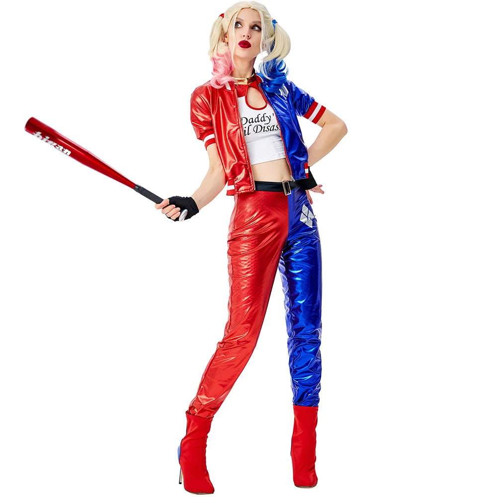 Suicide Squad Harley Quinn Costume for Cosplay, Halloween, Party, Comic Con, and more