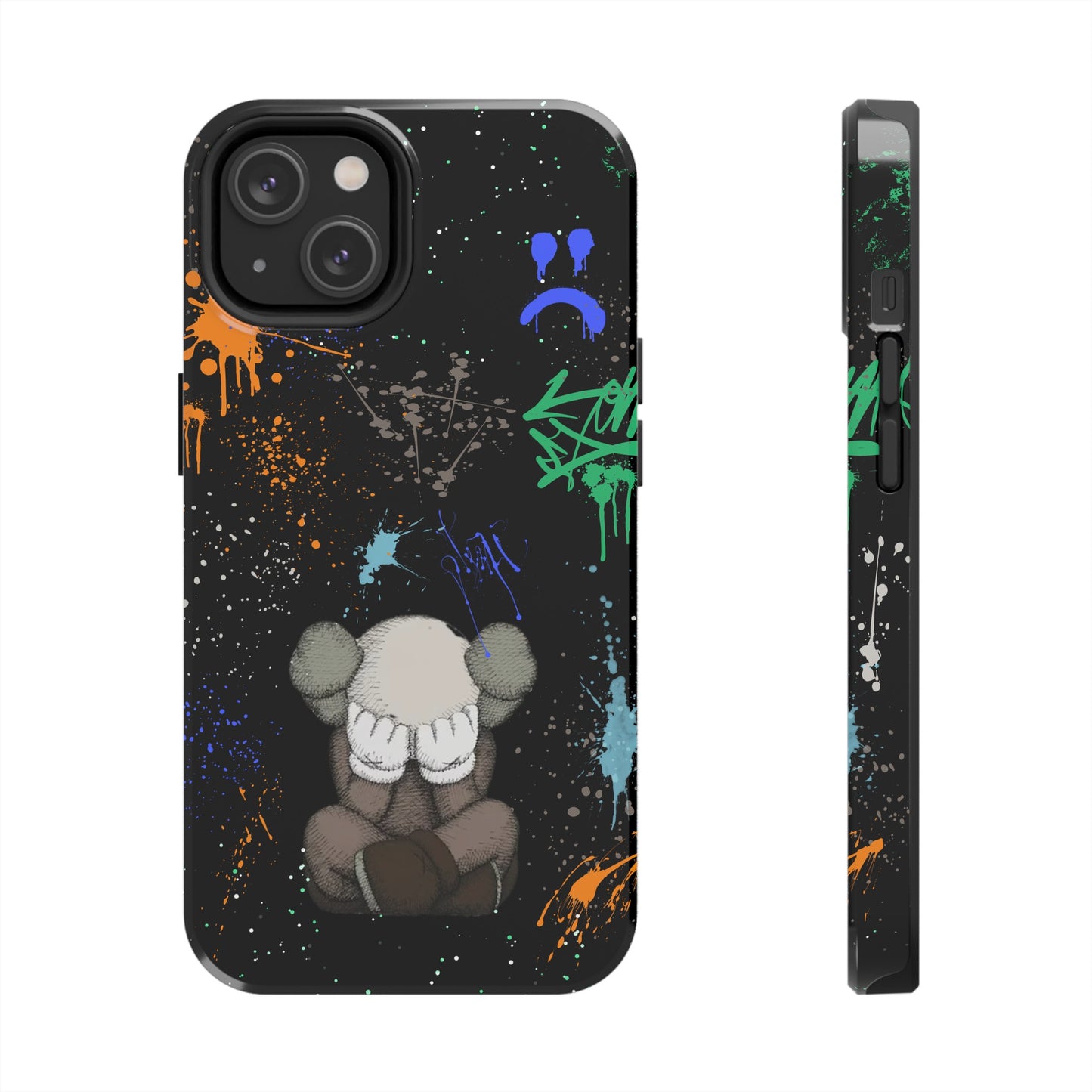 Kaws Graffiti Rugged Phone Case for iPhone and Samsung