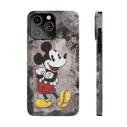 Vintage Style Mickey Slim iPhone Case