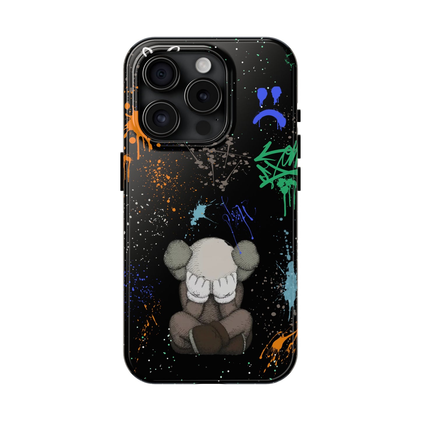 Kaws Graffiti Rugged Phone Case for iPhone and Samsung