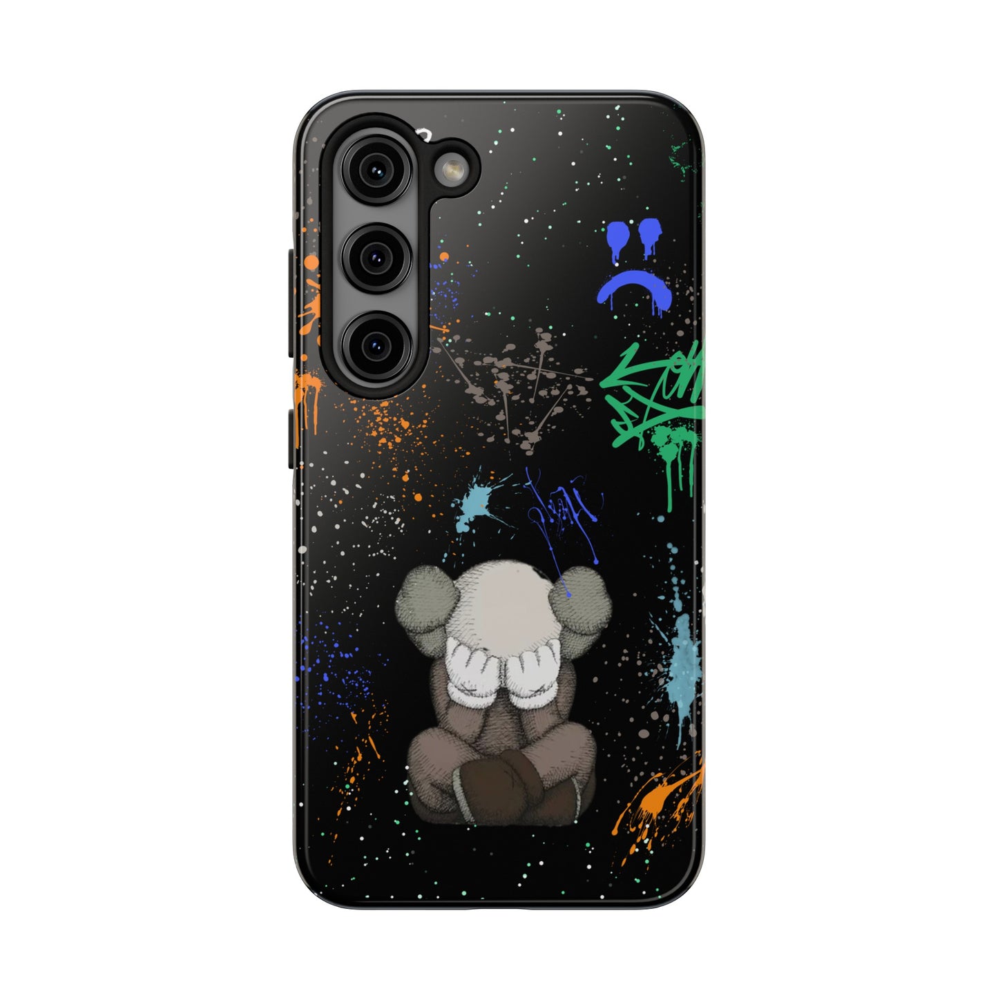 Kaws Graffiti Rugged Phone Case for iPhone and Samsung