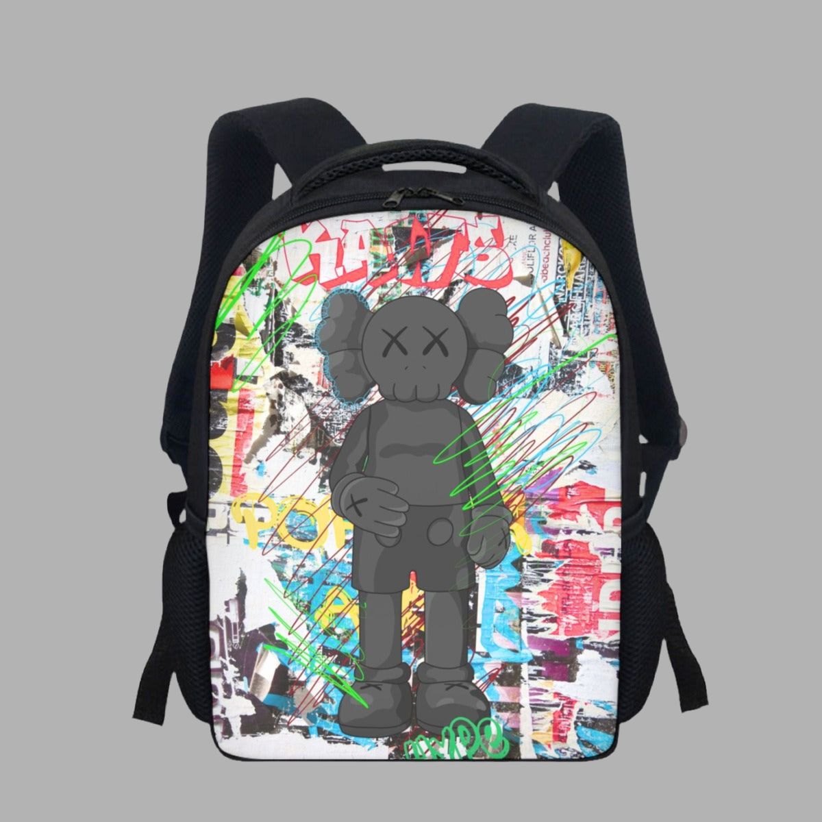 Graffiti Grunge Kaws Backpack Laptop Bag