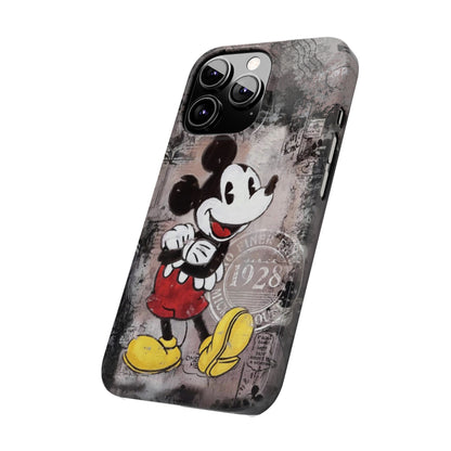 Vintage Style Mickey Slim iPhone Case