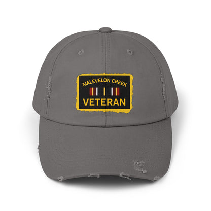 Helldivers 2 Malevelon Creek Veteran Unisex Hat Distressed Cap Gamer Merch