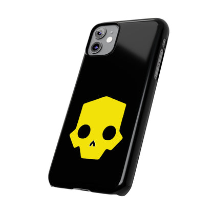 Helldivers 2 Slim iPhone Case Yellow Skull