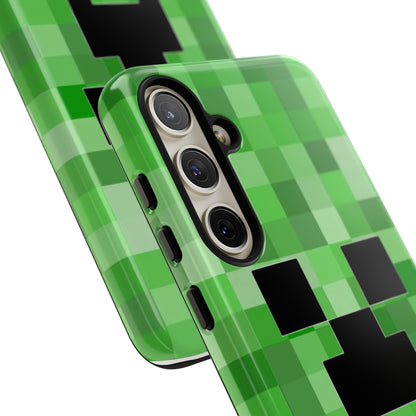 Creeper Minecraft Rugged Phone Case for IPhone, Samsung, Google