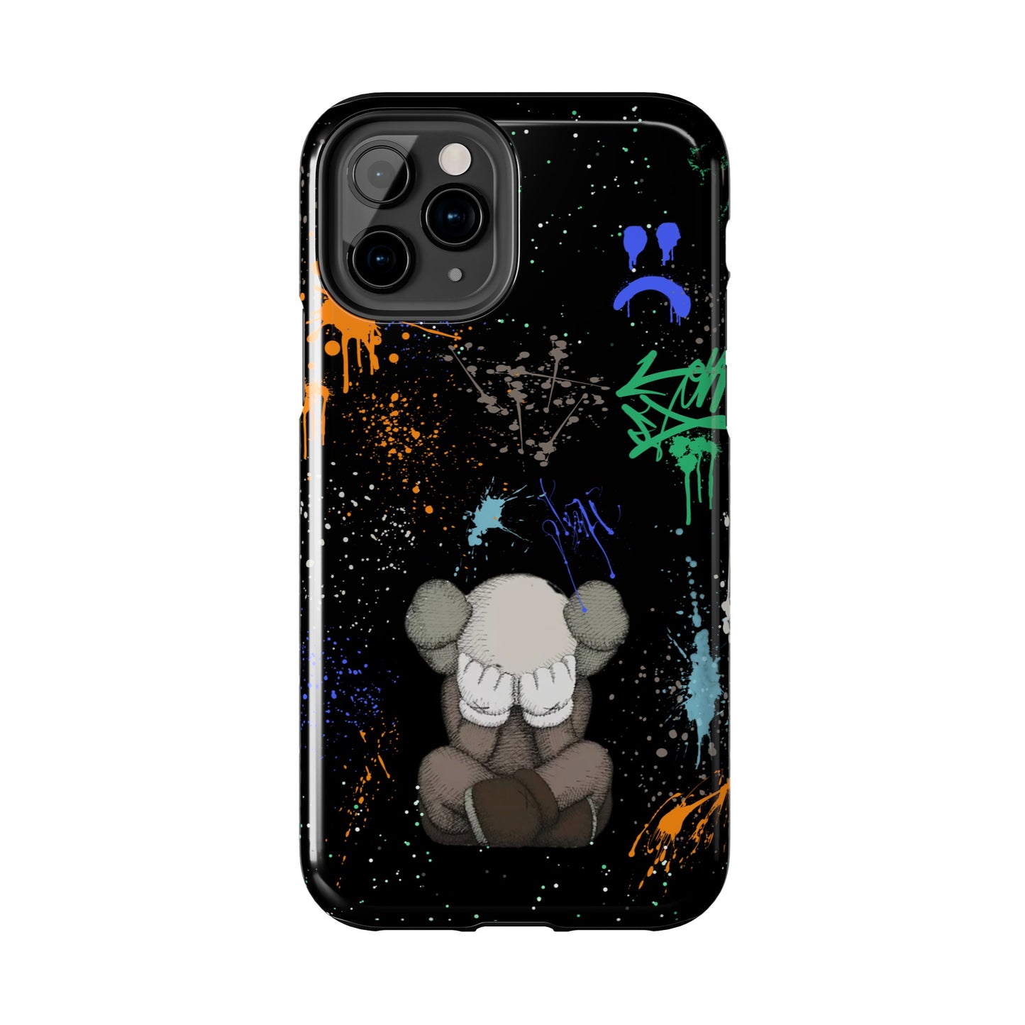 Kaws Graffiti Rugged Phone Case for iPhone and Samsung