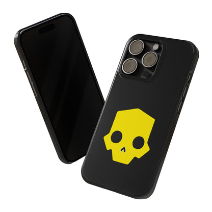 Helldivers 2 Slim iPhone Case Yellow Skull