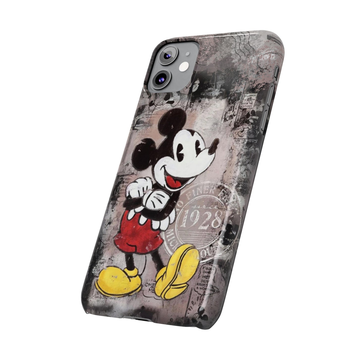 Vintage Style Mickey Slim iPhone Case