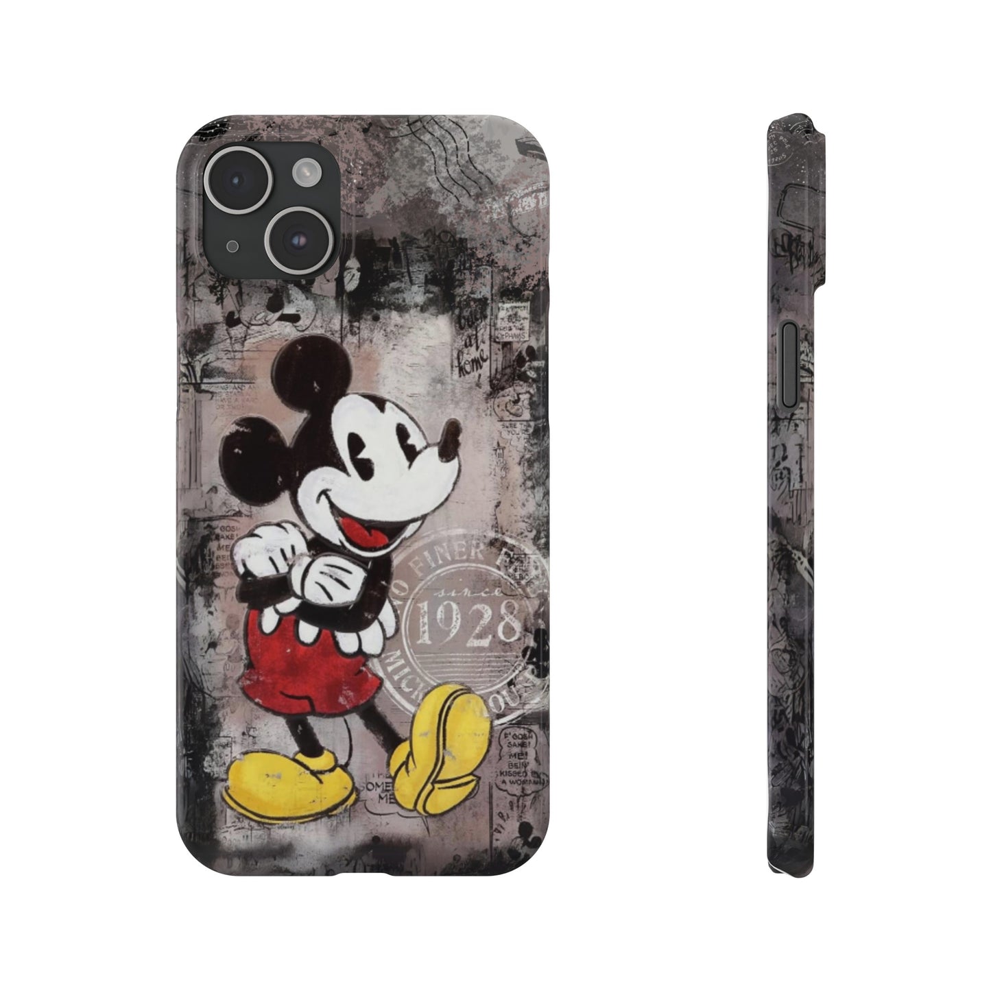 Vintage Style Mickey Slim iPhone Case