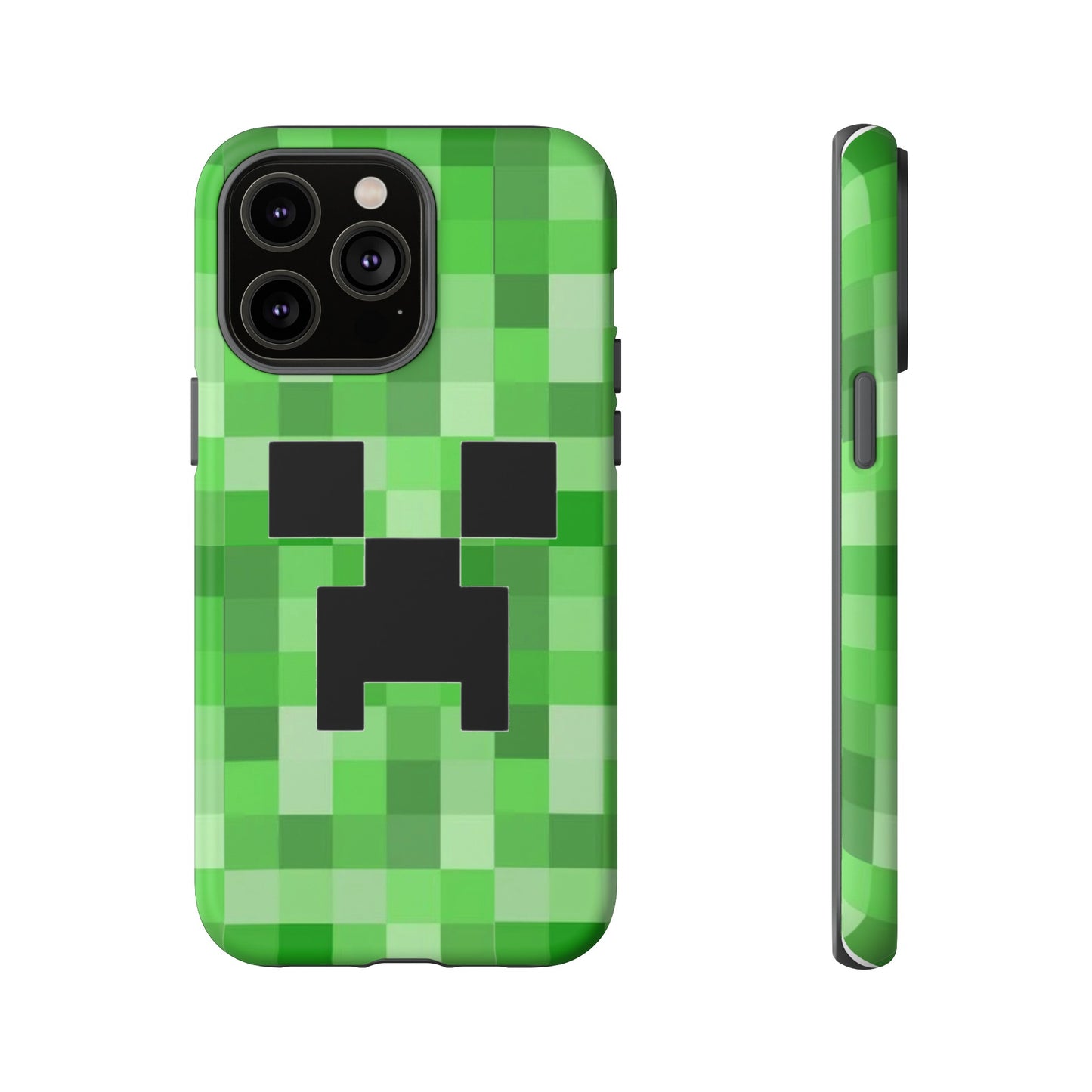 Creeper Minecraft Rugged Phone Case for IPhone, Samsung, Google