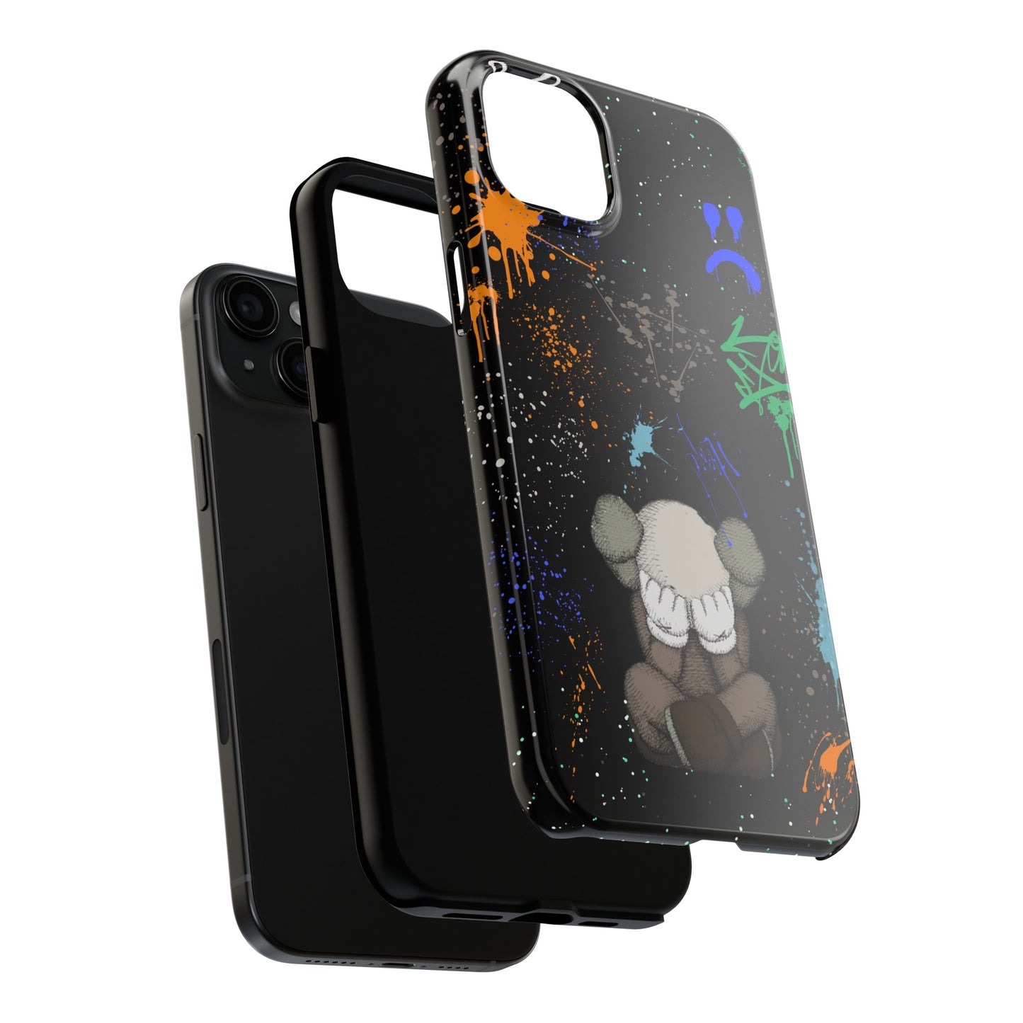 Kaws Graffiti Rugged Phone Case for iPhone and Samsung