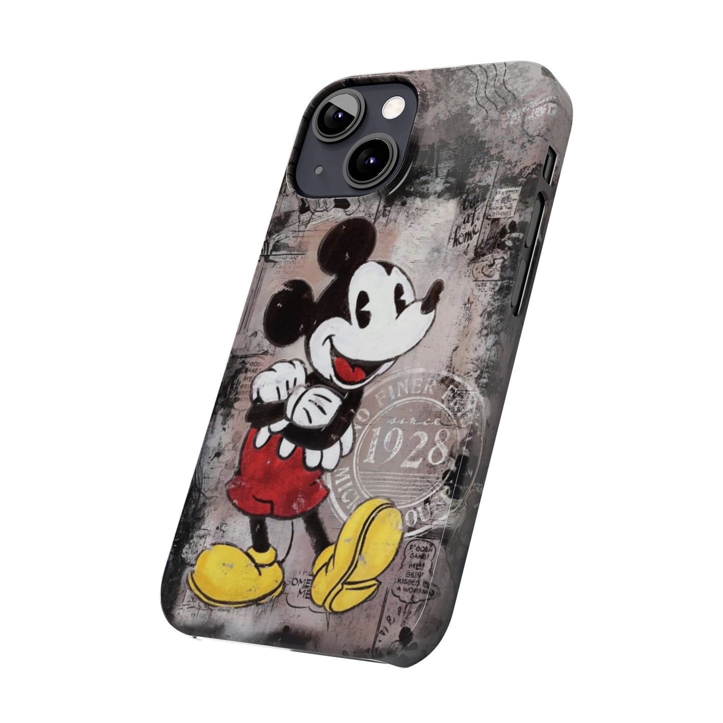 Vintage Style Mickey Slim iPhone Case