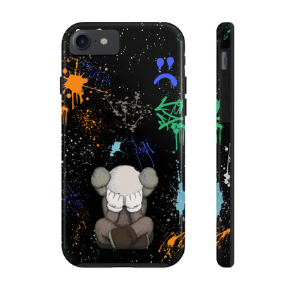 Kaws Graffiti Rugged Phone Case for iPhone and Samsung