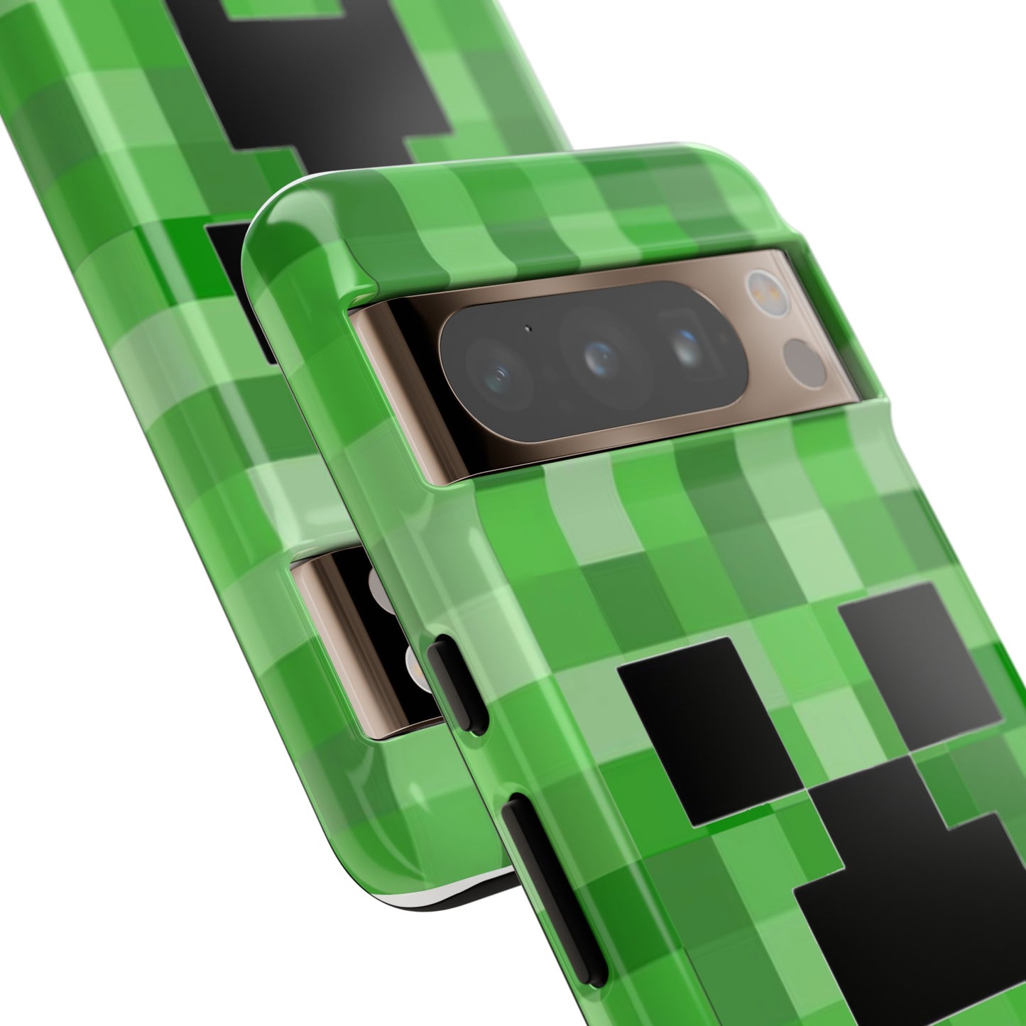 Creeper Minecraft Rugged Phone Case for IPhone, Samsung, Google