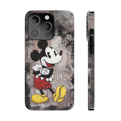 Vintage Style Mickey Slim iPhone Case