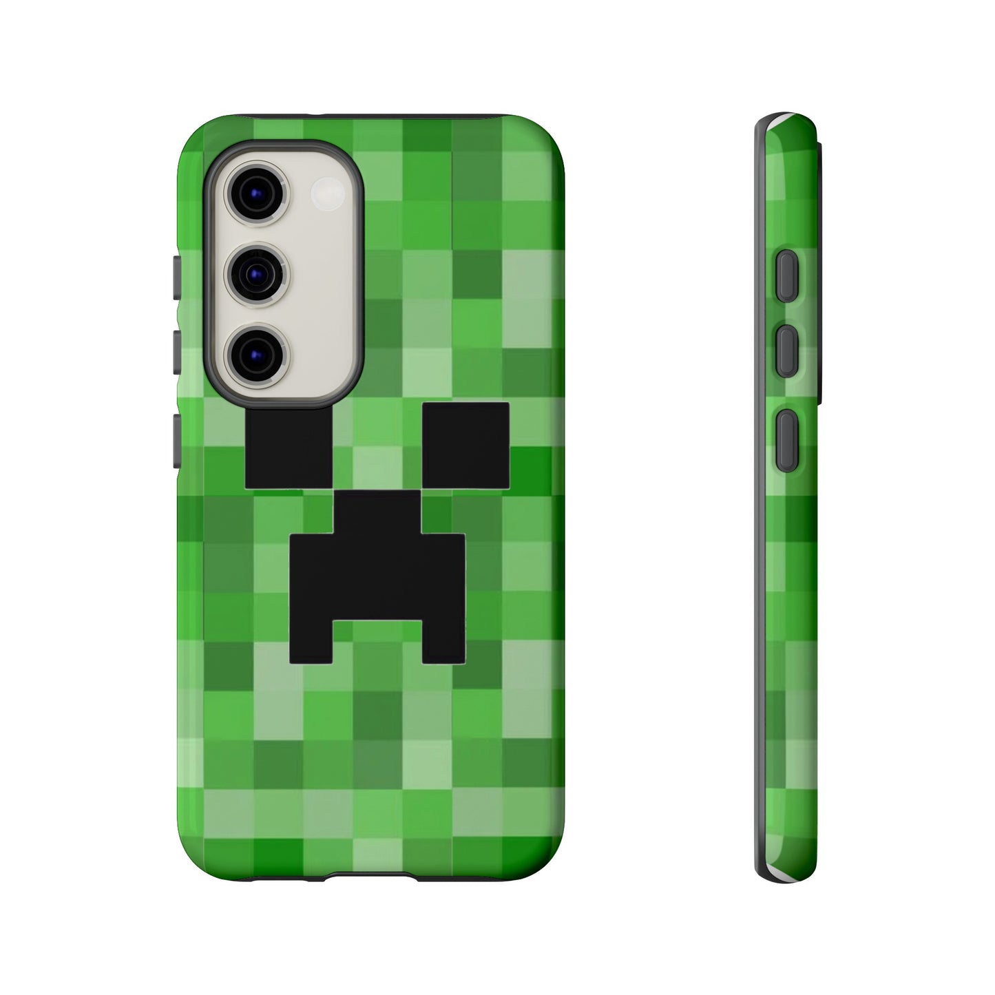 Creeper Minecraft Rugged Phone Case for IPhone, Samsung, Google