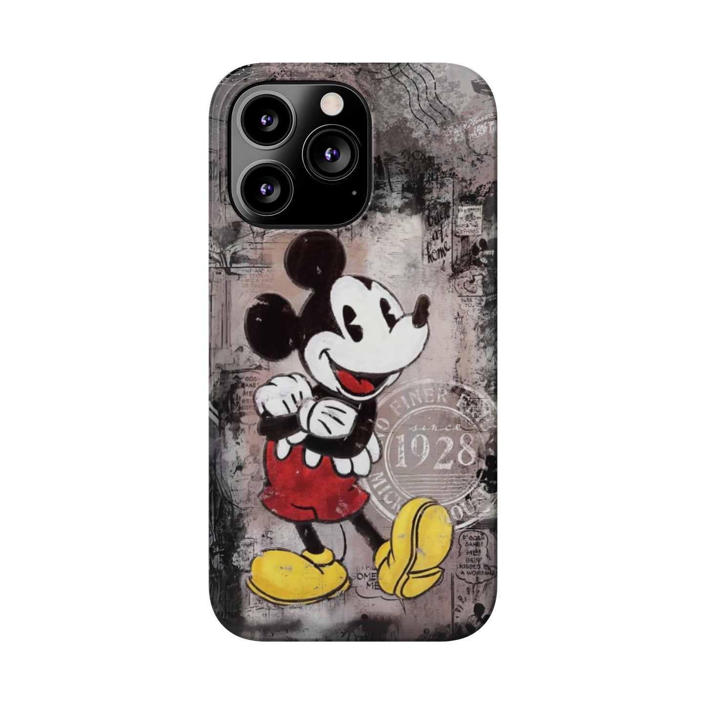 Vintage Style Mickey Slim iPhone Case