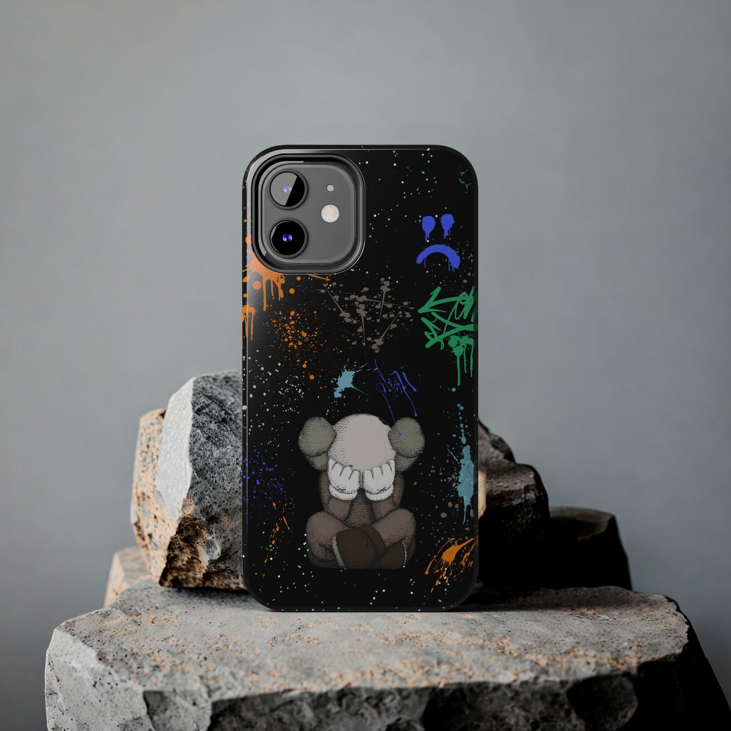 Kaws Graffiti Rugged Phone Case for iPhone and Samsung