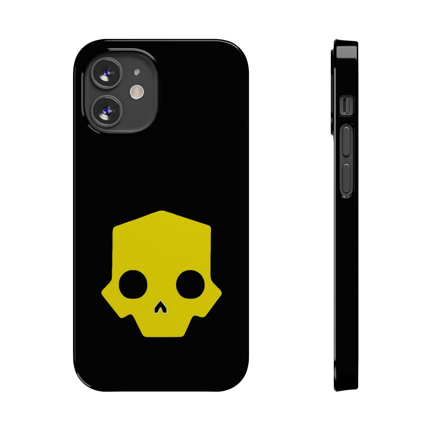 Helldivers 2 Slim iPhone Case Yellow Skull