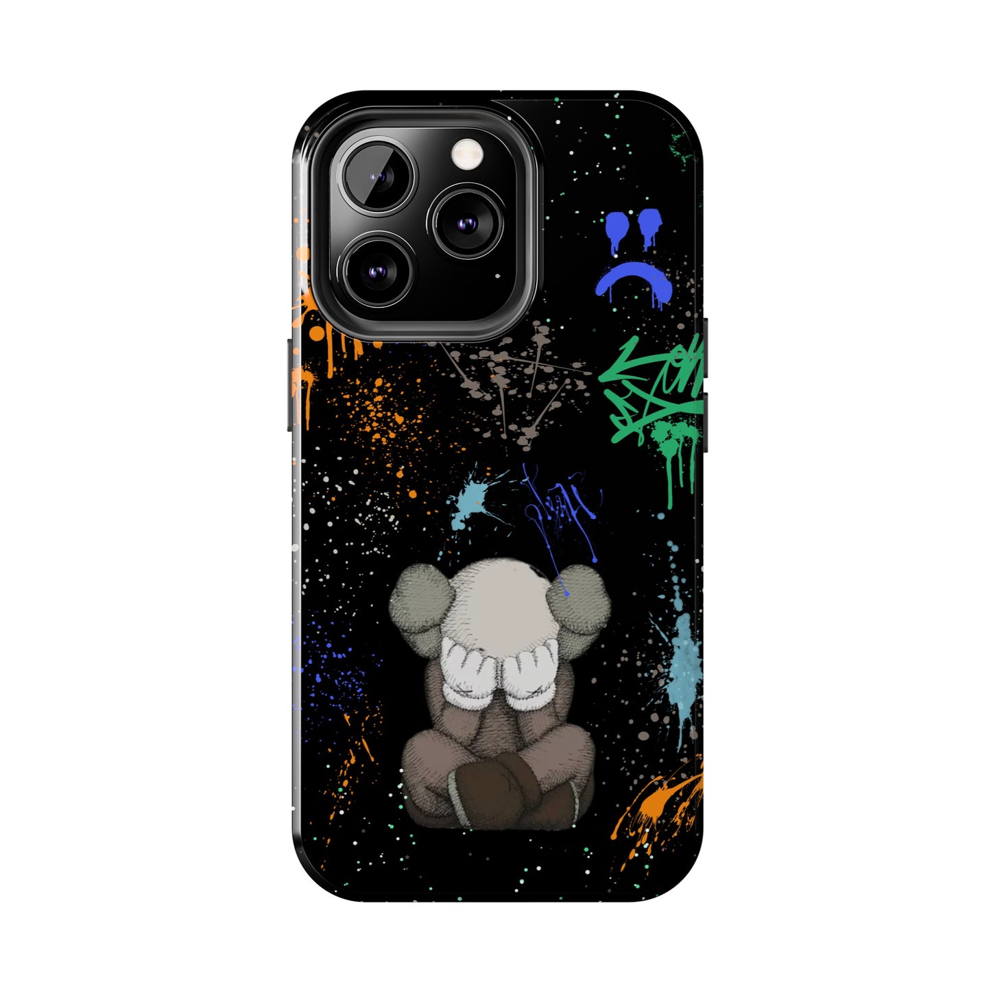 Kaws Graffiti Rugged Phone Case for iPhone and Samsung