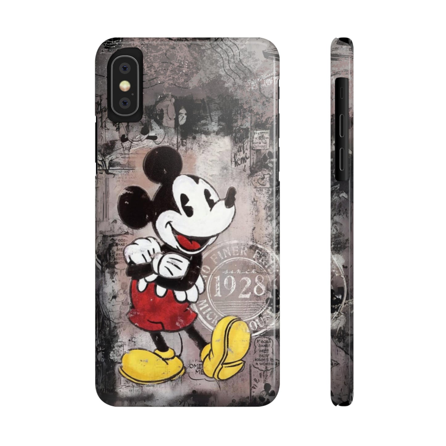 Vintage Style Mickey Slim iPhone Case