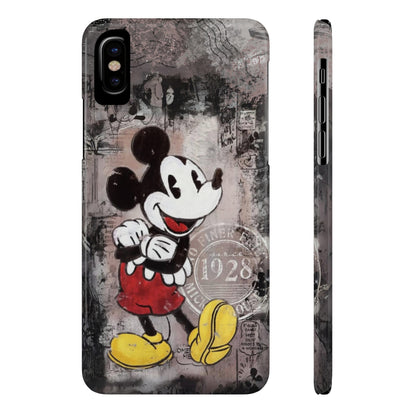 Vintage Style Mickey Slim iPhone Case