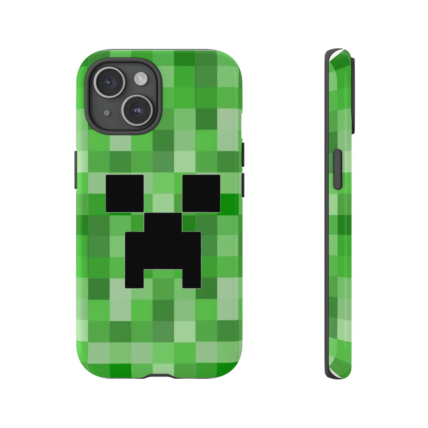 Creeper Minecraft Rugged Phone Case for IPhone, Samsung, Google