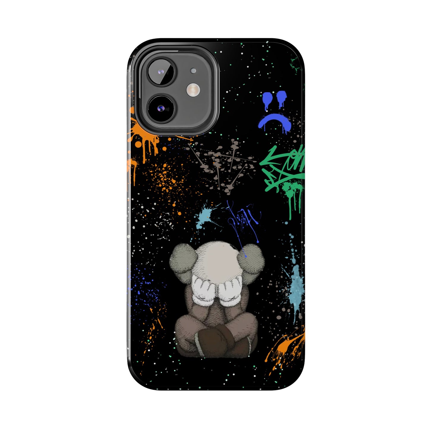 Kaws Graffiti Rugged Phone Case for iPhone and Samsung