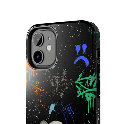 Kaws Graffiti Rugged Phone Case for iPhone and Samsung