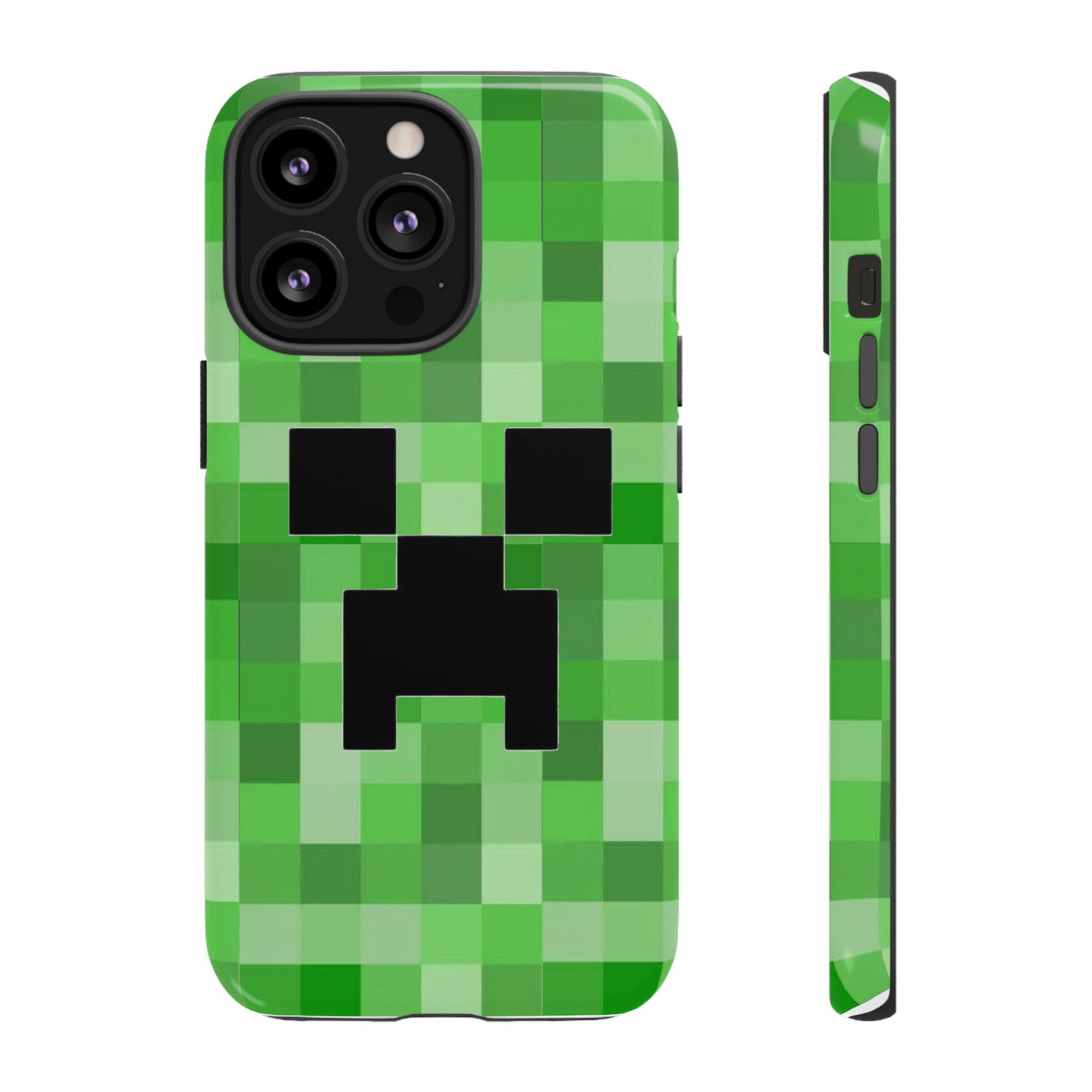 Creeper Minecraft Rugged Phone Case for IPhone, Samsung, Google