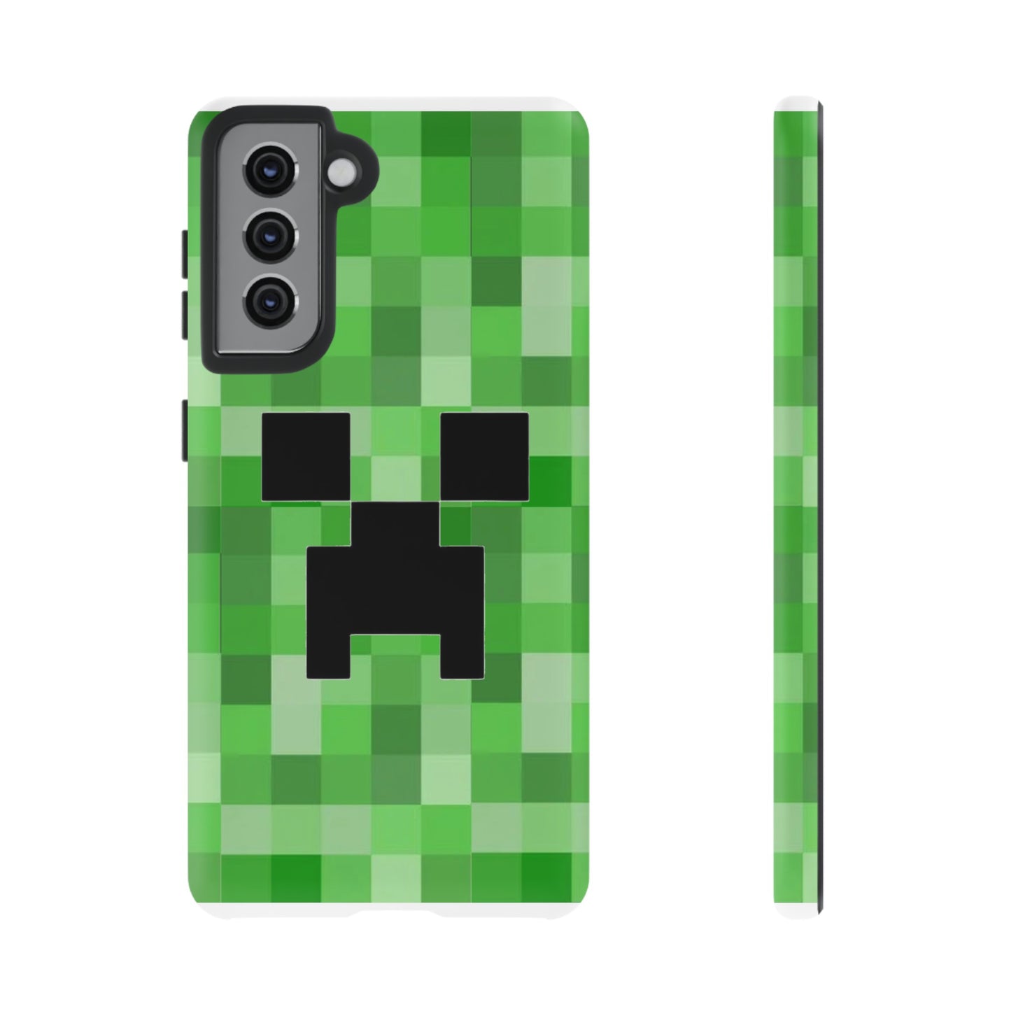 Creeper Minecraft Rugged Phone Case for IPhone, Samsung, Google