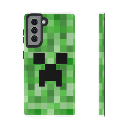 Creeper Minecraft Rugged Phone Case for IPhone, Samsung, Google