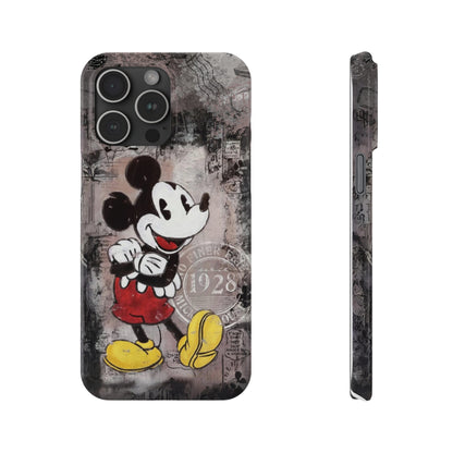 Vintage Style Mickey Slim iPhone Case