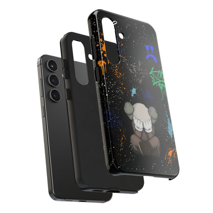 Kaws Graffiti Rugged Phone Case for iPhone and Samsung