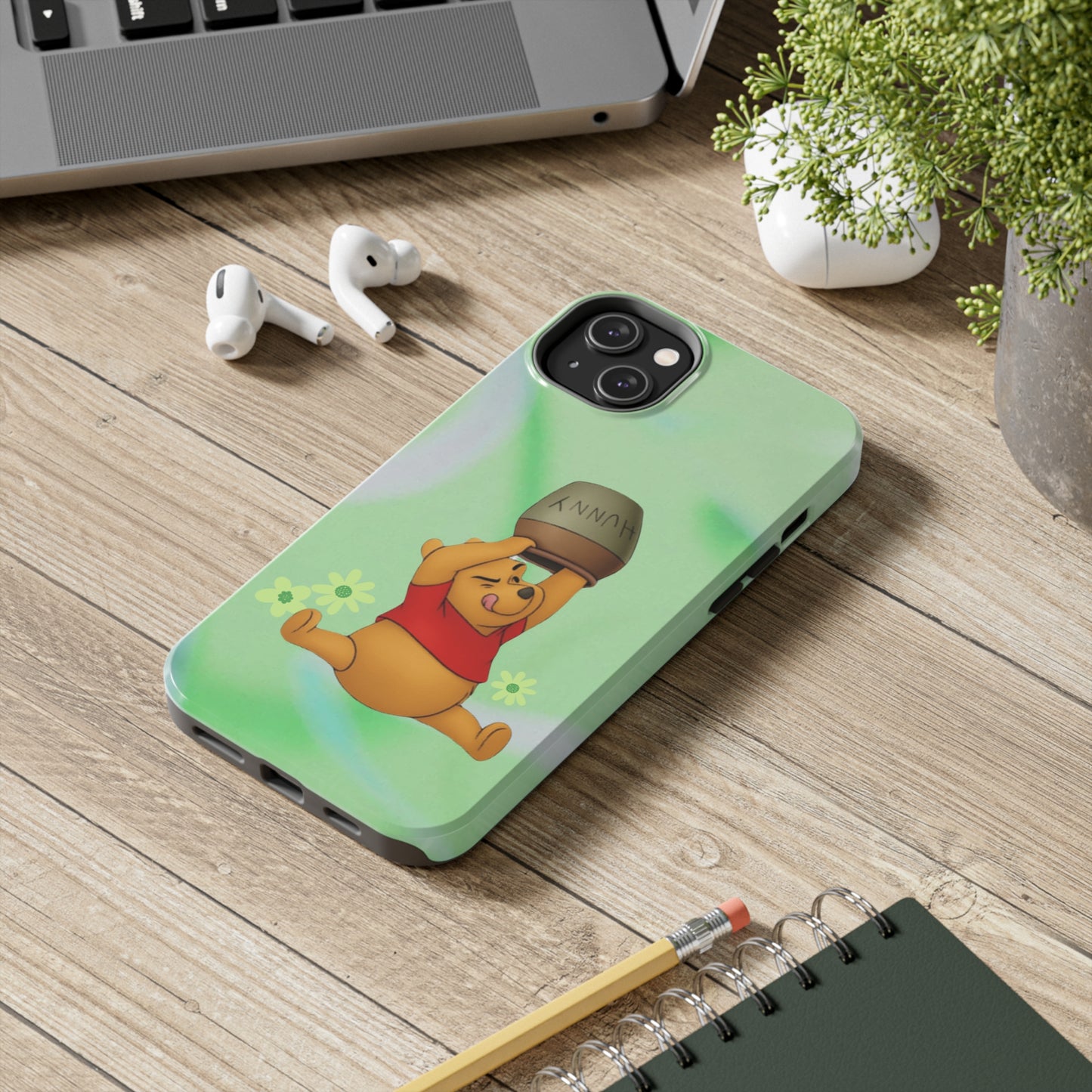 Winnie The Poo iPhone Case Double Layer Protection