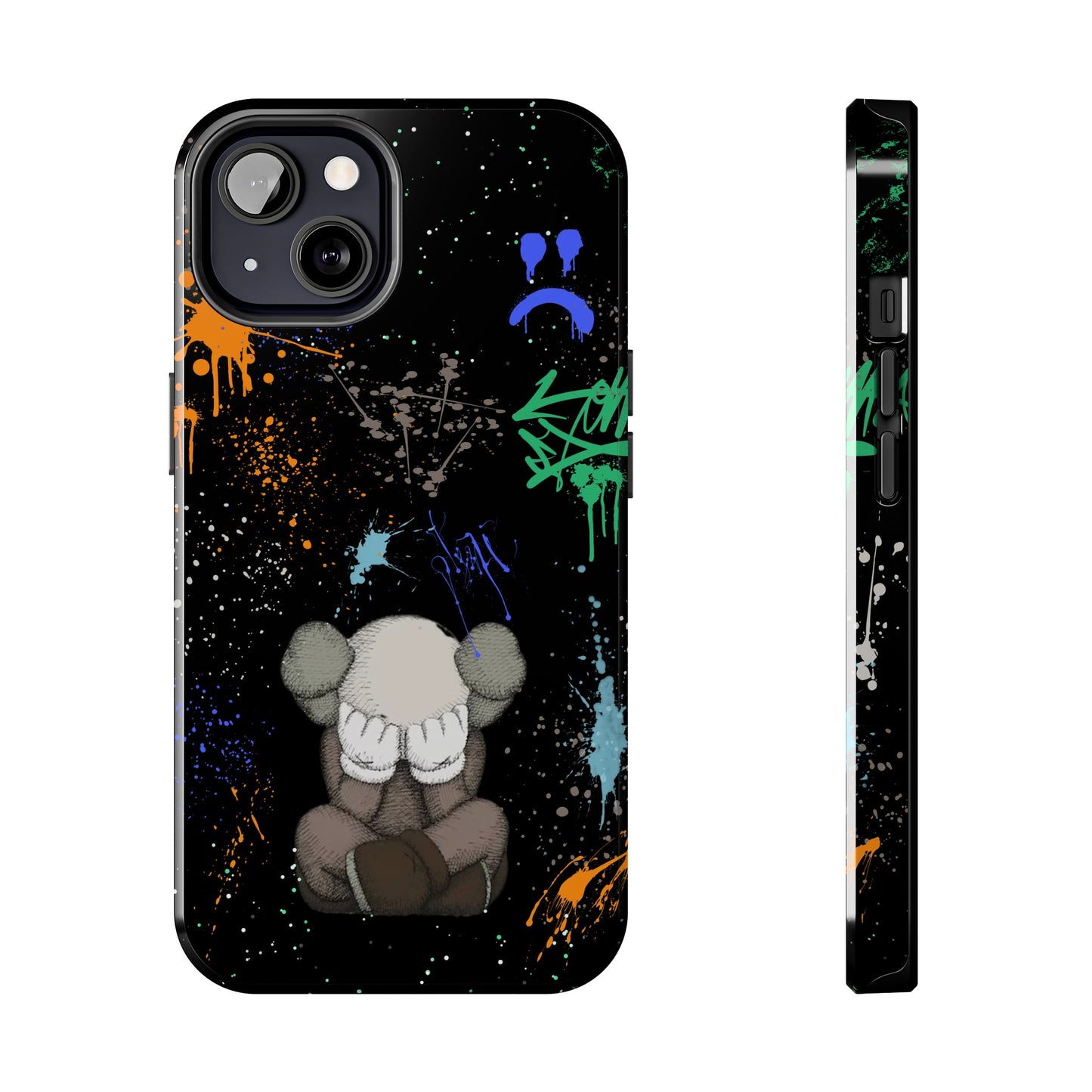 Kaws Graffiti Rugged Phone Case for iPhone and Samsung