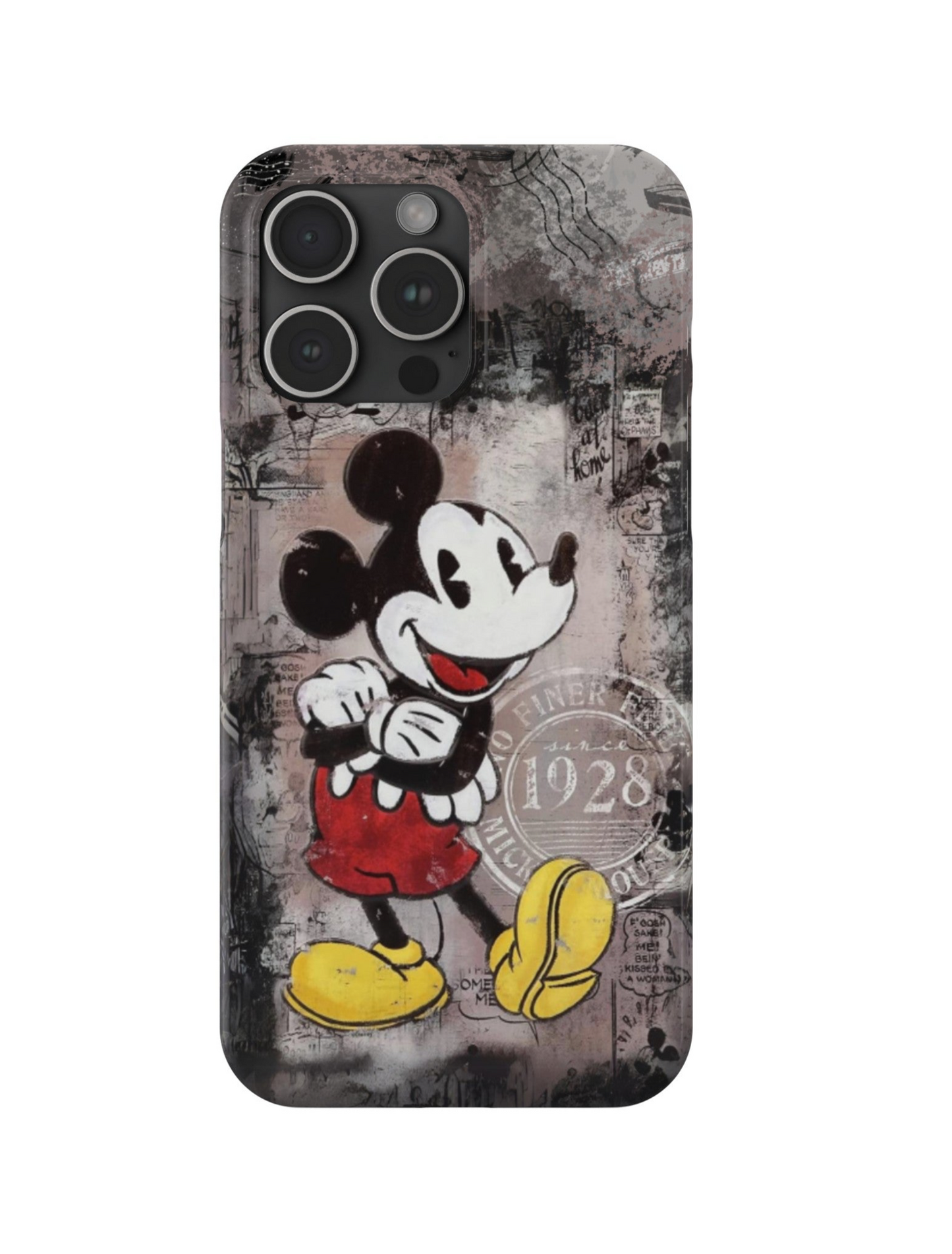 Vintage Style Mickey Slim iPhone Case