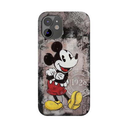 Vintage Style Mickey Slim iPhone Case