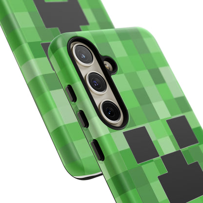 Creeper Minecraft Rugged Phone Case for IPhone, Samsung, Google