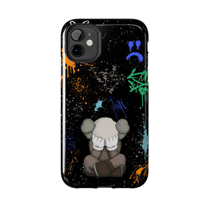 Kaws Graffiti Rugged Phone Case for iPhone and Samsung