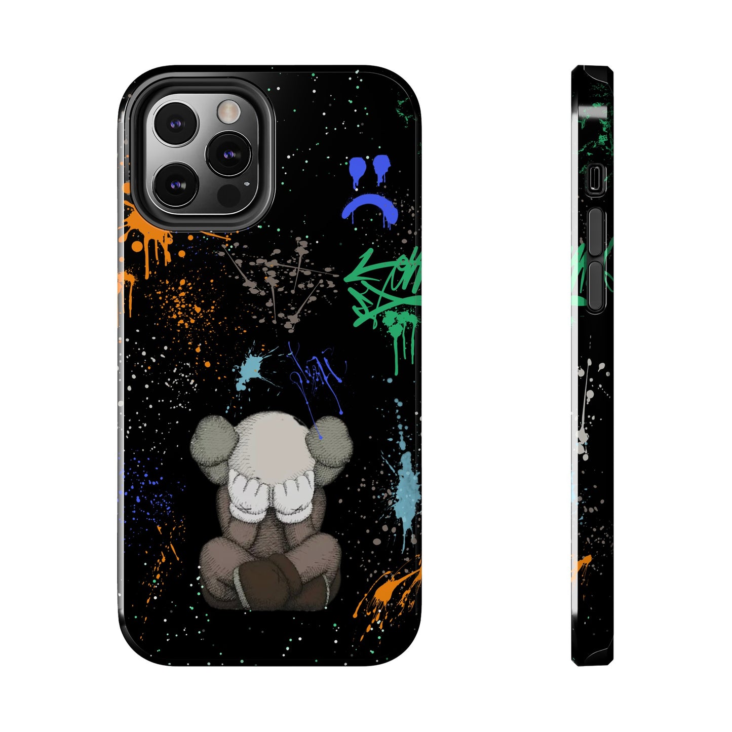 Kaws Graffiti Rugged Phone Case for iPhone and Samsung