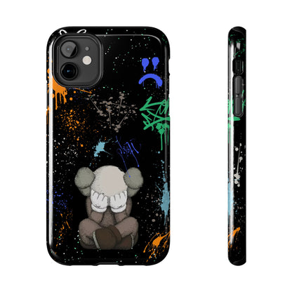 Kaws Graffiti Rugged Phone Case for iPhone and Samsung