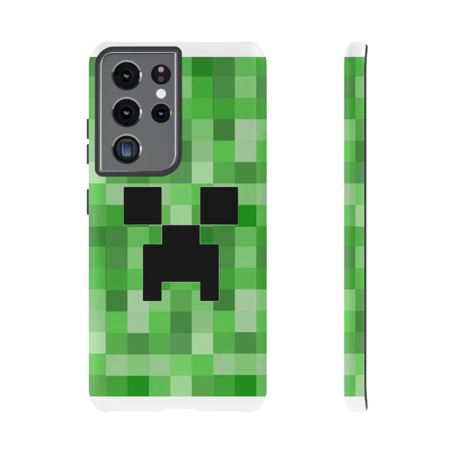 Creeper Minecraft Rugged Phone Case for IPhone, Samsung, Google