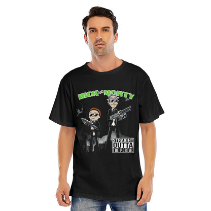 Rick and Morty Unisex  Bootleg Style Short Sleeve T-shirt Limited Edition