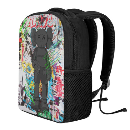 Graffiti Grunge Kaws Backpack Laptop Bag