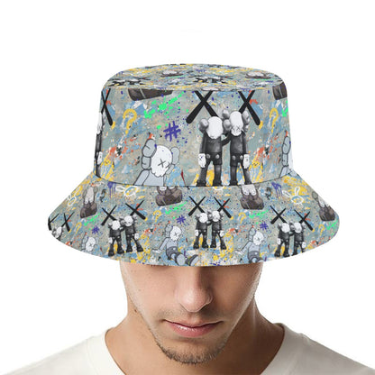 Kaws Graffiti Grunge Style Unisex Bucket Hat