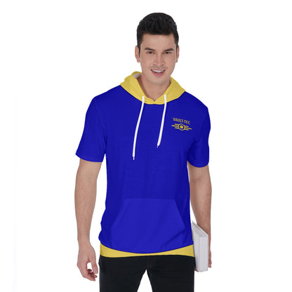 Fallout Vault-Tec Short Sleeve Hoodie T-Shirt Limited Edition