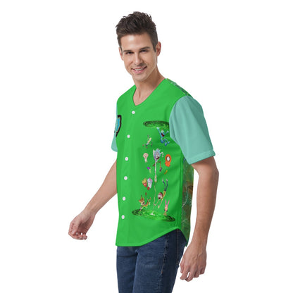 Rick and Morty Limited Edition Short Sleeve Baseball Jersey