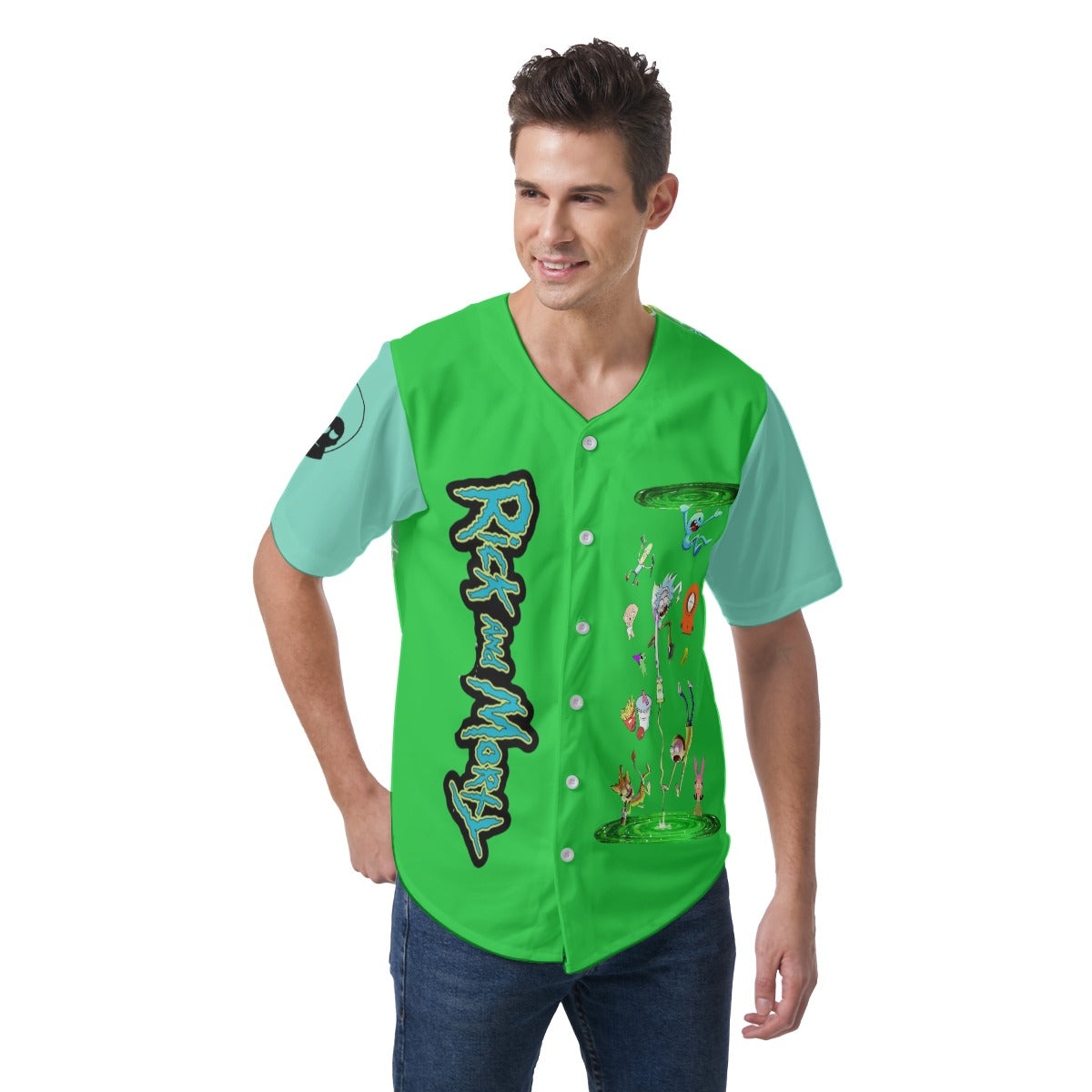 Rick and Morty Limited Edition Short Sleeve Baseball Jersey